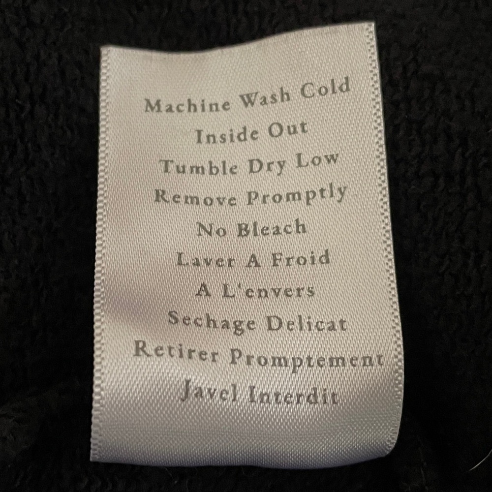 Frank & Eileen Patrick Popover Henley Sweatshirt Top Shirt Medium Triple Fleece - Picture 10 of 12